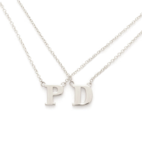 14k Gold Initial Necklace