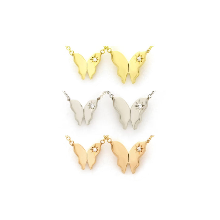 Butterfly Diamond Necklace