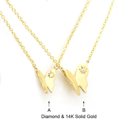 Butterfly Diamond Necklace