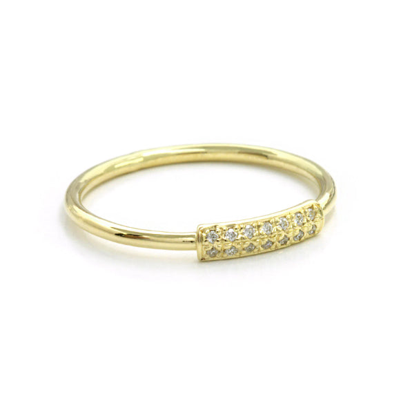 Bar Diamond Ring