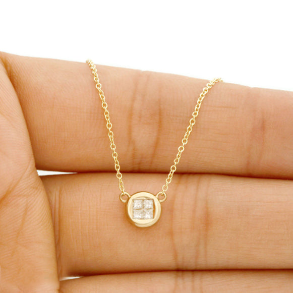 Princess Diamond Necklace