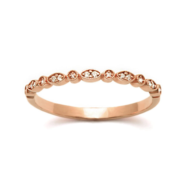 Half Eternity Wedding Band