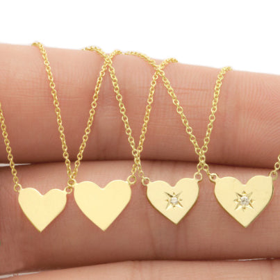 Tiny Heart 14K Gold Necklace