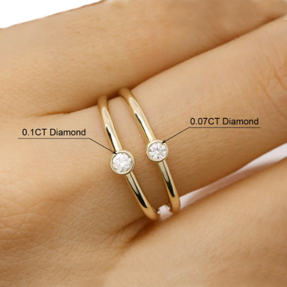 Solitaire Diamond Round Shape Ring