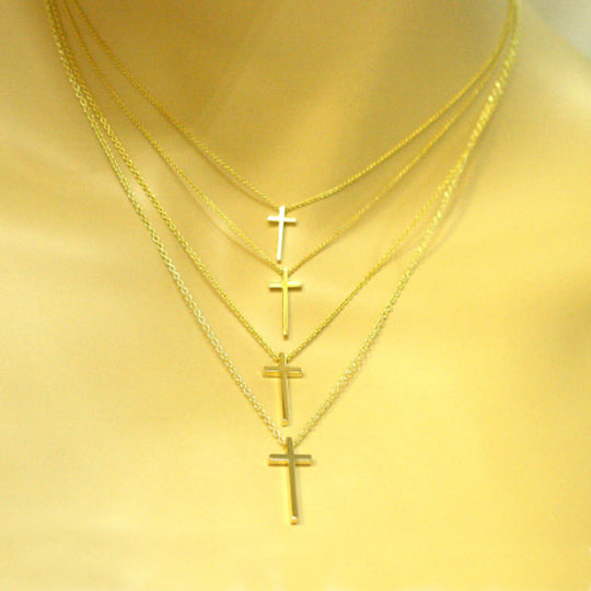 Cross Gold Necklace