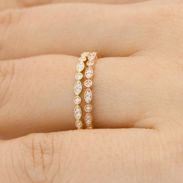 Half Eternity Wedding Band