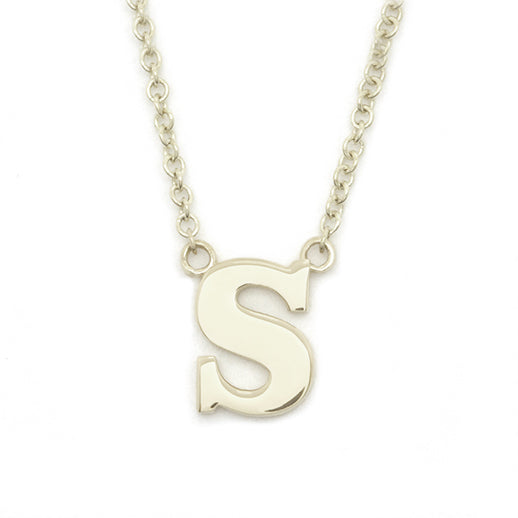 14k Gold Initial Necklace