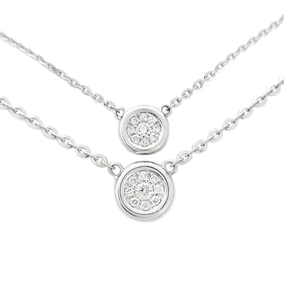 Unique Solitaire Diamond Necklace